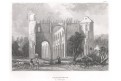 Paulinzella klášter, Meyer, oceloryt, 1850