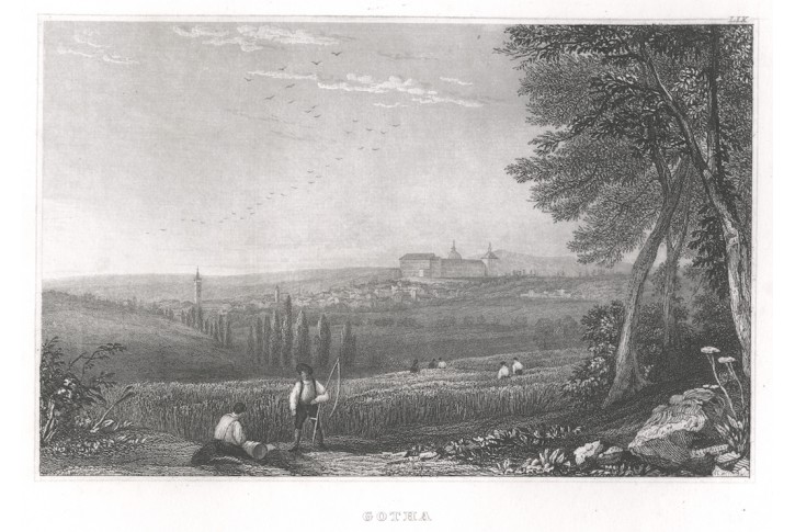 Gotha, Meyer, oceloryt, 1850