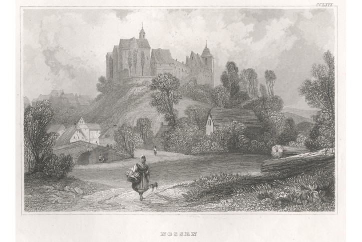 Nossen, Meyer, oceloryt, 1850