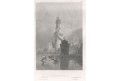 Andernach věž, Meyer, oceloryt, 1850