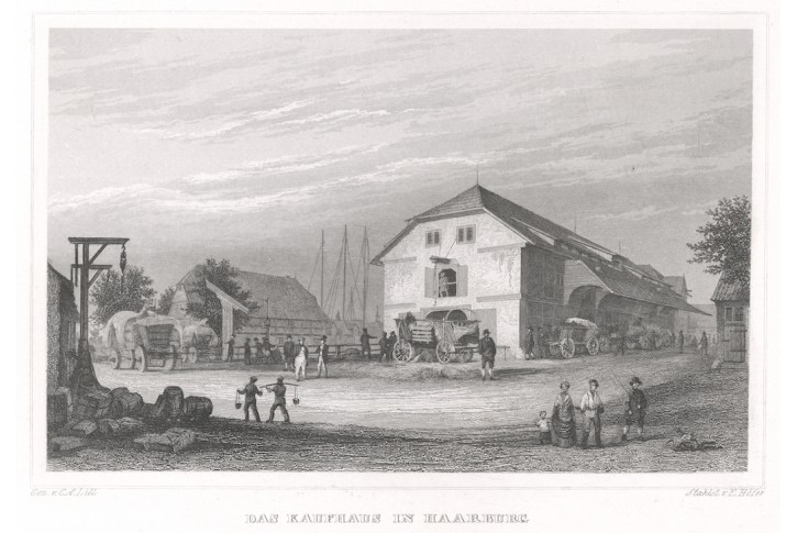 Haarburg, Lange, oceloryt, 1850