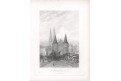 Lübeck Holsteiner Tor, oceloryt (1870)