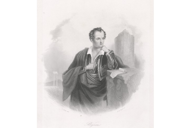 Byron, Payne,oceloryt, 1860