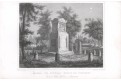 Strasburg Desaix hrob, Lange, oceloryt, 1850