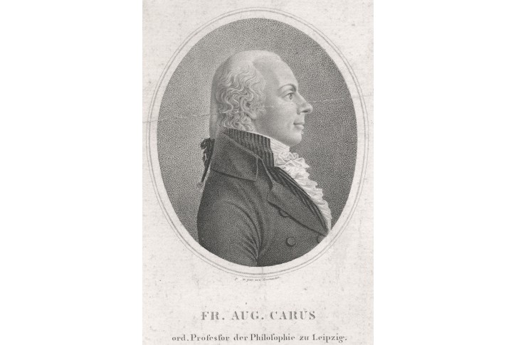 Carus Friedrich Aug.,  mědiryt, (1800)