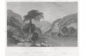 Tempe údolí , oceloryt (1840)