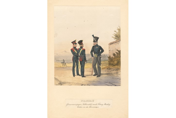 Nassau, Eckert M. kolor. litografie (1843)