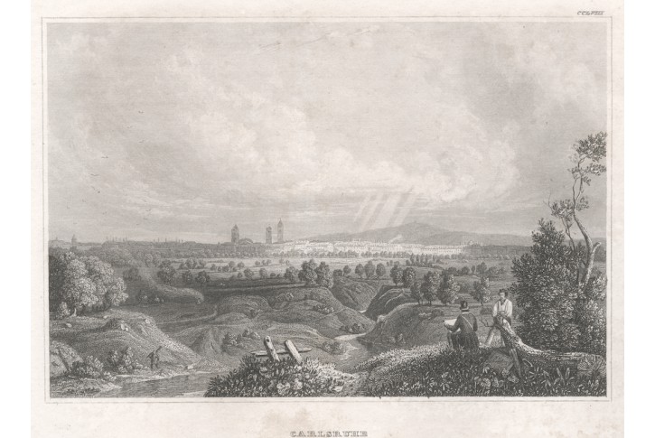 Karlsruhe, Meyer, oceloryt, 1850