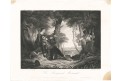 Zloděj, akvatinta, (1840)