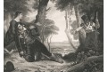 Zloděj, akvatinta, (1840)