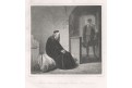 Thomas Morus ve vězení, , oceloryt, 1860