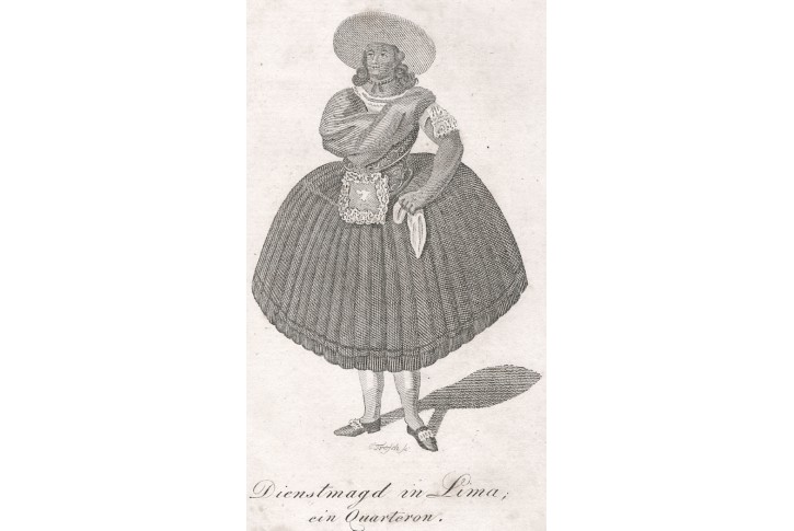 Lima služebná., mědiryt, (1820)