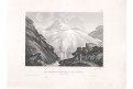 Rheinwald Gletscher, Meyer, oceloryt, 1850