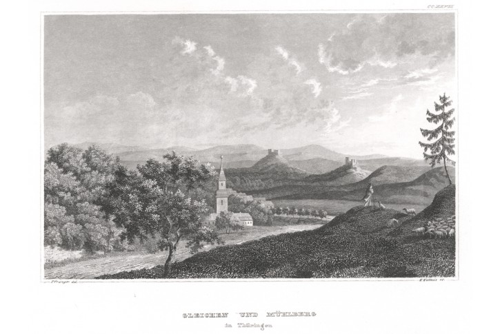 Gleichen a Mühlberg, Meyer, oceloryt, 1850