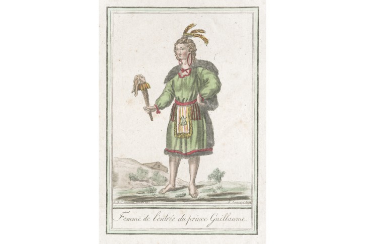 Aljaška kroj,  kolor. mědiryt. 1790