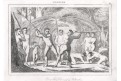 Brazilie Botocunden, Le Bas, oceloryt 1842