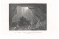 Newcastle  důl, Meyer, oceloryt, 1850