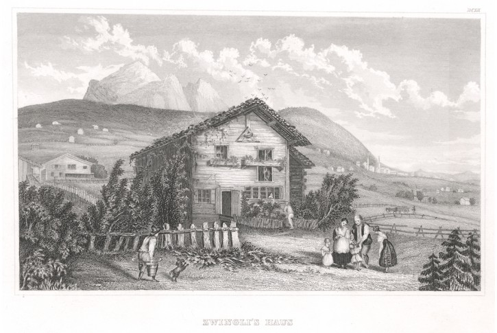 Zwingli Haus, oceloryt, 1850