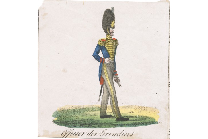 Granátník, kolor. litografie (1830)