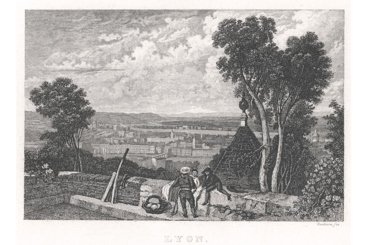 Lyon, Haase , oceloryt, 1840