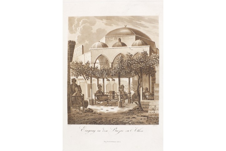 Atheny bazar, Döbler , akvatinta, 1819