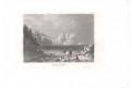 Treryn Castle Conwall, Meyer, oceloryt, 1850