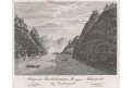 Königsee , Medau, mědiryt , 1829