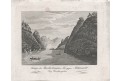 Königsee , Medau, mědiryt , 1829