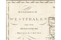 Westphalen , Baden, kolor. mědiryt, (1810)