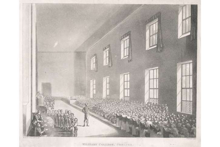 Chelsea Military College, akvatinta, 1810