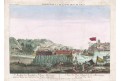 Martinique Port Royal, kolor. mědiryt, (1780)