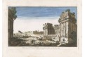 Baalbek, kolor. mědiryt, (1780)