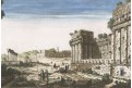 Baalbek, kolor. mědiryt, (1780)