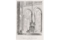 Amiens katedrála, Payne,oceloryt, 1860
