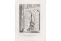 Amiens katedrála, Payne,oceloryt, 1860