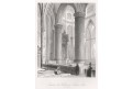 Dieppe katedrála, Payne,oceloryt, 1860