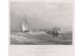 Calais Fort Rouge, oceloryt, 1835