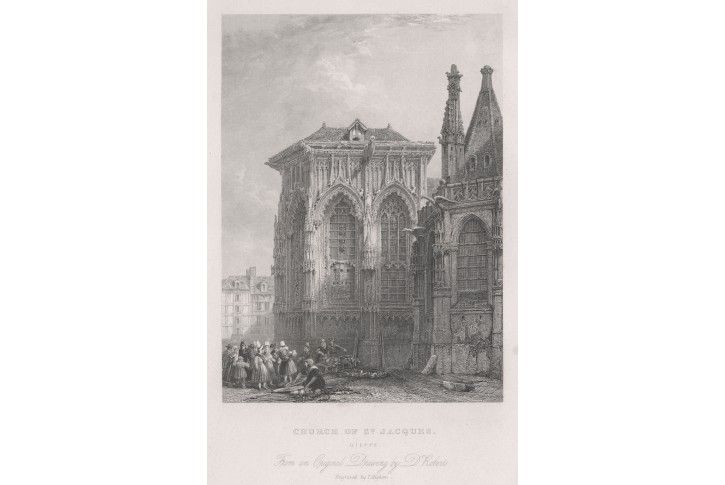Dieppe st. Jacques, oceloryt, (1840)