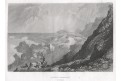 Giants Causeway Irsko, Meyer, oceloryt, 1850