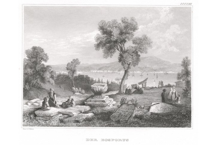 Bospor II., Meyer, oceloryt, 1850