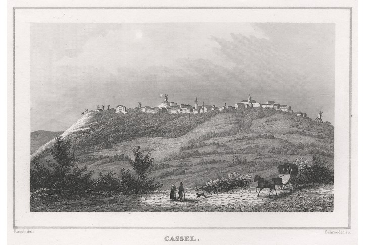 Cassel, oceloryt, (1840)