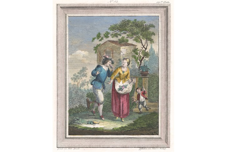 Grund -Balzer, Nro. 52., kolor. mědiryt, (1780)